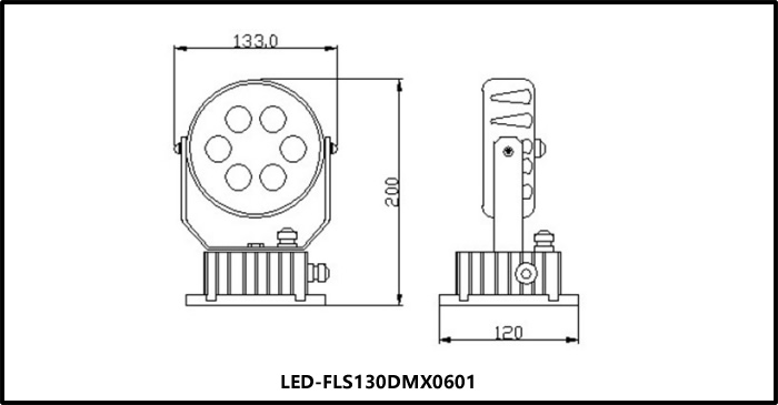 spot light dimension