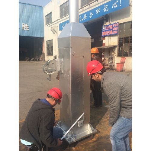 High Quality Galvanized Hinged Camera Mast