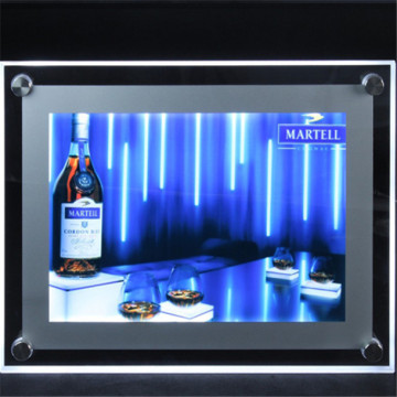 2017 slim led crystal light box