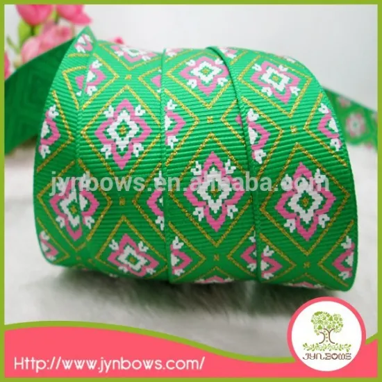 Newest customized wholesale woven jacquard ribbon