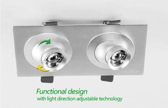 Aluminum 9W LED Focus Spotlight 3000K Warm White , ROHS App