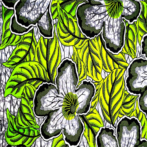 Anti Wrinkle Multi-color Pattern Floral Printed Wax Fabric