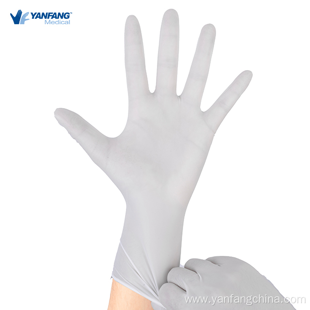 Large Long Cuff Powder-free Disposable Exam Nitrile Gloves