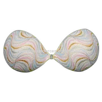 Fabric Bra Cups, Designed for Strapless or Backless Use