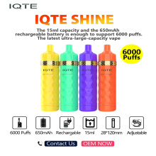 Qite Shine 6000 Puffs Einweggerät Hot Sale Sale