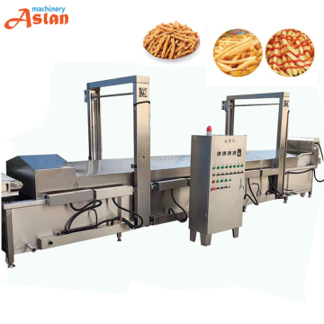 Commercial French Fries and Chips Fryer Production Line - Potato, Onion, Peanut Frying Machine