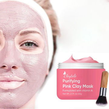 ODM/OEM Maschera per argilla rosa naturale organica naturale per rimozione dei punti neri