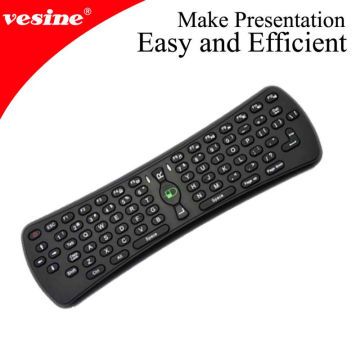 2.4GHZ mini keyboard with air mouse for TV and tablet