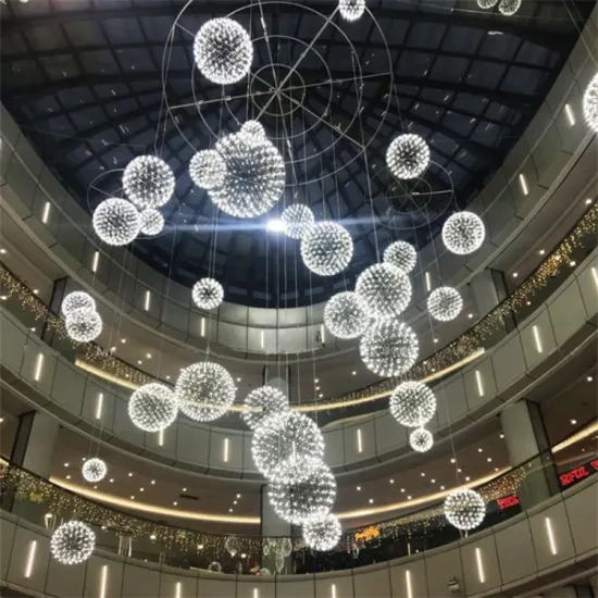 Modern Gold and Chrome Led Metal Wholesale Chandelier