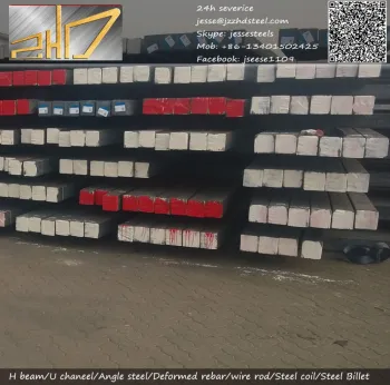Building Materials DIN / JIS hot rolled Carbon Steel Billets 150*100