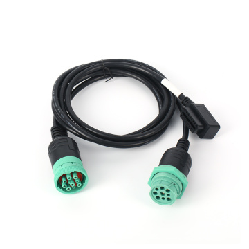 90° Automotive Diagnostic Connector J1962 OBD2 Cable