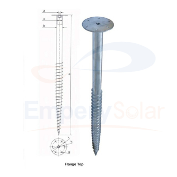 Sistema di montaggio del pannello solare personalizzato: pile a vite e viti di terra di ancoraggio per solide soluzioni di base