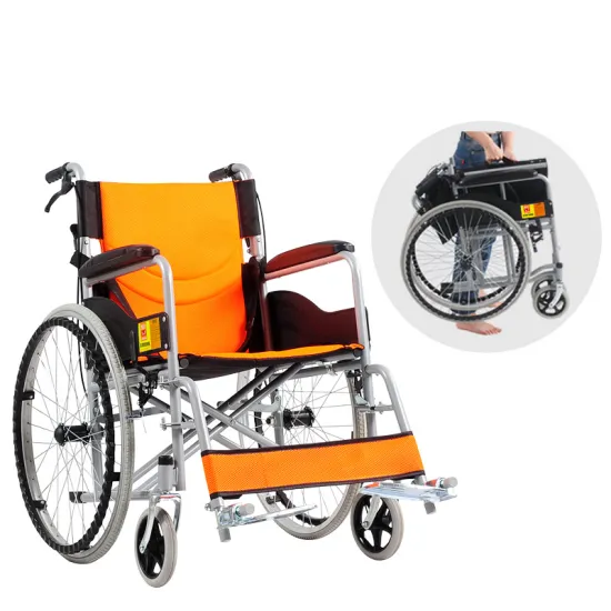 Ultra Lightweight Foldable Wheelchair for Hospitals