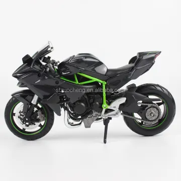 1:12 Scale Alloy Kawasaki Diecast Motorcycle Model with Light and Sound Effects