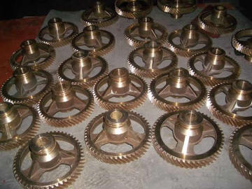 Custom-Made Koppar Gear Brass Mask Gear And Worm