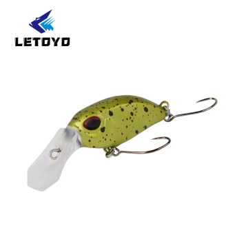Letoyo Mini Crank Lure -2.8g30mmスローシンキングバス釣りルアー