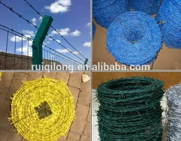 PVC coating barbed wire for sale barbed wire pvc coated manufacturer