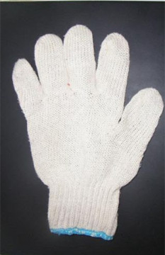 Competitive White Color Working Cotton Glove (SQ010)