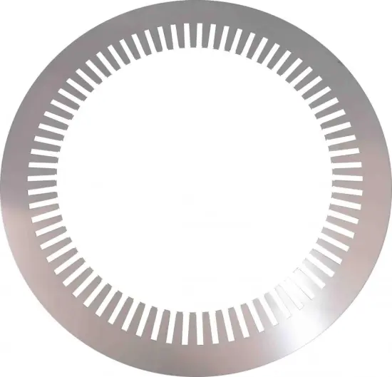 High efficiency stator lamination for motors and generaotrs