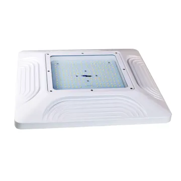 High Lumen Outdoor LED Canopy Lights with Motion Sensor: 60W to 150W Fuel Gas Station Recessed Lights, Waterproof Design