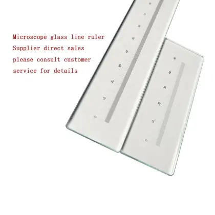 High Accuracy Precision Inspecting Ruler Cross Calibration Glass Ruler
