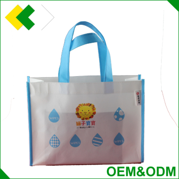 high quality laminated non woevn bag Customized low price glossy laminated tote bag wholesale