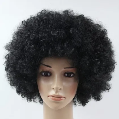Rainbow Afro Wig - Colorful Clown Wig for Kids, Adults - 70's Disco Cosplay