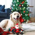 ของเล่น Santa Squeaky for Dogs ลูกสุนัขของเล่นตุ๊กตาตุ๊กตา