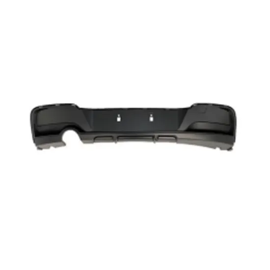 M-Performance Style Matte Black Rear Diffuser for BMW F20 M-Tech