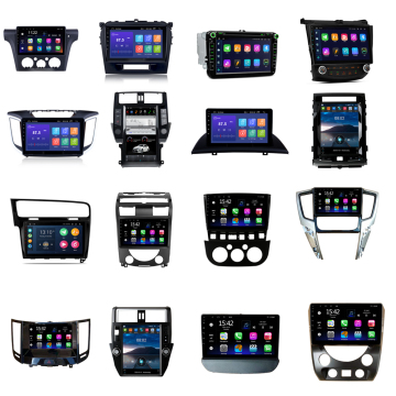 Android Car Player Facial Plastic Frame with Cable Wiring