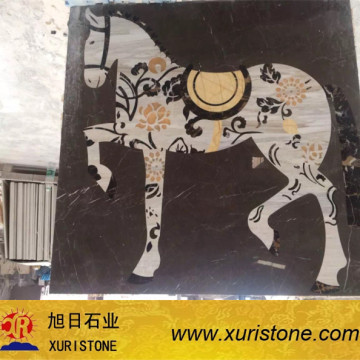 Classic Water Jet Marble Medallion Design