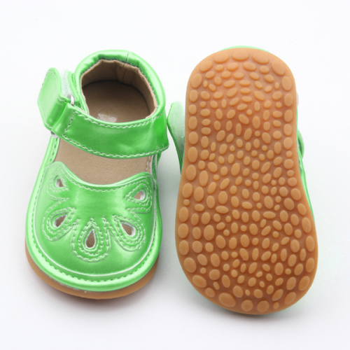 Popular Fruit Green Kids Squeaky Shoes Ventas al por mayor