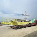 Customized marine crane 5T15M stiff boom deck crane with CCS certification