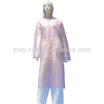 lady's plastic raincoat