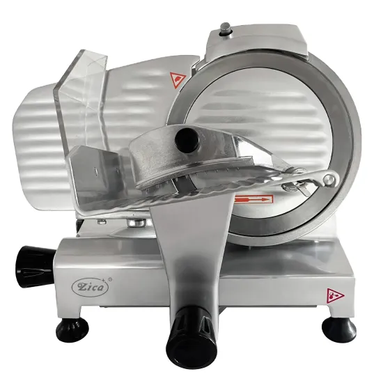 Hualing 9\" Premium Chromium-plated Steel Blade Electric Deli Meat Cheese Food Slicer