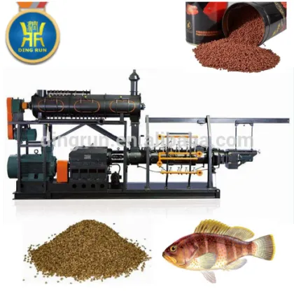 Screw extruder for aquatic fish products farming equipment