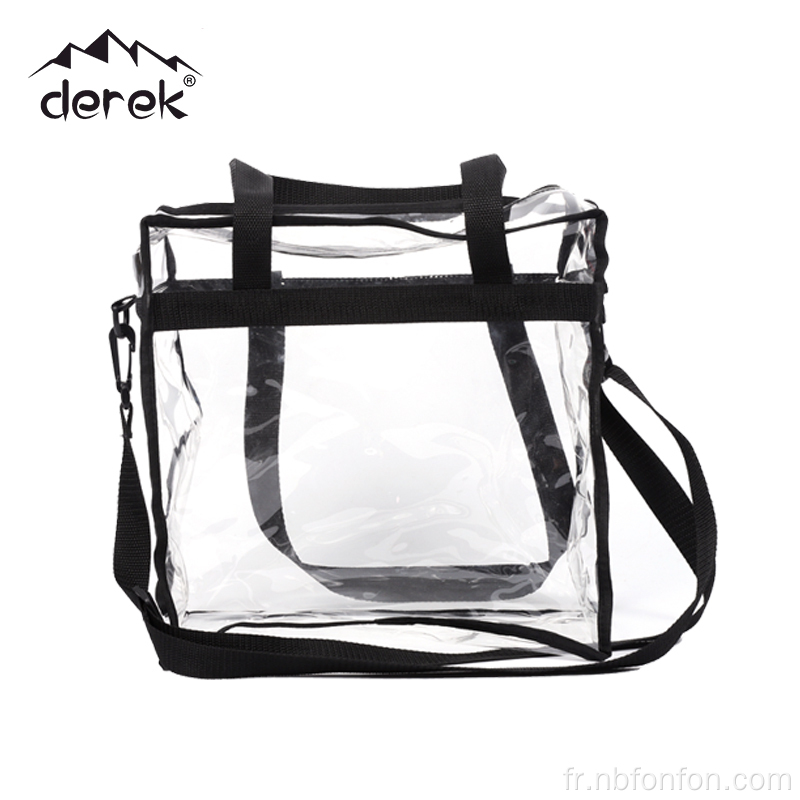 Sac d'épaule PVC PVC Sac à bandoulière Fashion épaule de grande capacité Sac à bandoulière