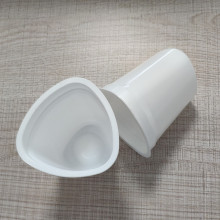 Polpropileno PP de grado alimenticio para copa de yogurt blanca