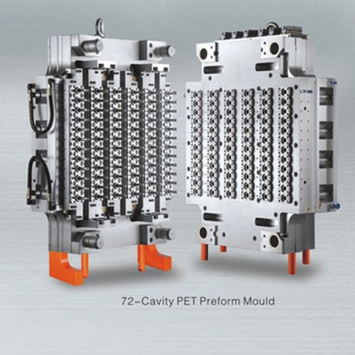 Molde de pré-forma de garrafa PET com bloqueio automático