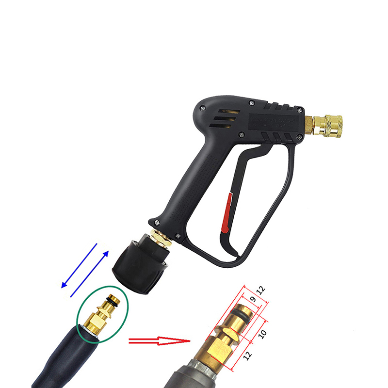 Connecteur rapide 1/4 de pouce Haut-pression Londe à eau pistolet à eau