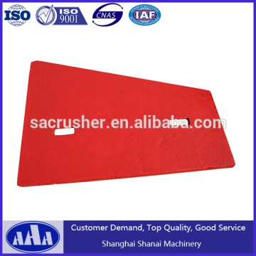 Wear Resistant Steel Plate Lower Check Plate Upper Check Plate Liner Plate For Jaw Crusher