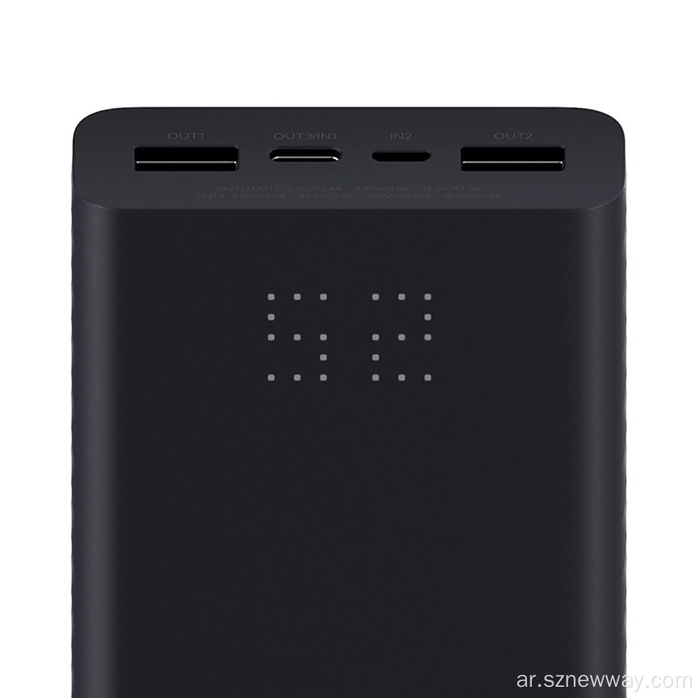 Xiaomi ZMI Powerbank QB822 20000mAh طاقة الكمبيوتر المحمول