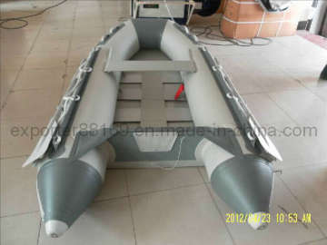 Inflatable Boat with Coated Plywood Floor