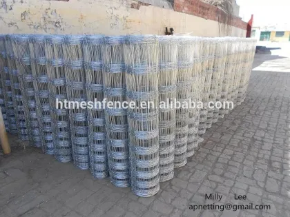 galvanized hinge joint field fence/hinge joint galvanized grass fence factory