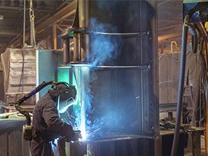 excavator bucket welding