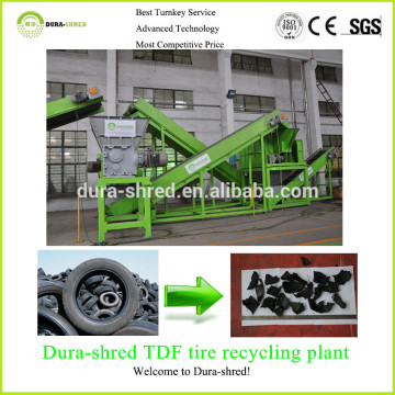 Dura-shred recycled tires rubber chips plant