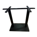Base tavolo in metallo di design moderno 700x400xh720mm piastra di ferro Base tavolo a doppia colonna