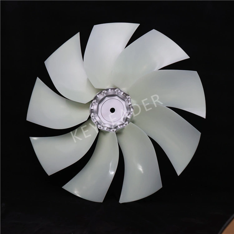 9 blades axial impeller for crane engine cooling China Manufacturer
