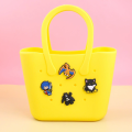 DIY Charms Silicone Tote Beach תיק קניות