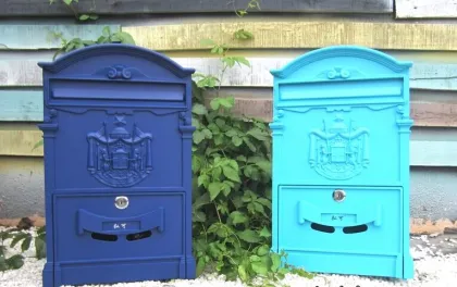 Aluminium mailboxes